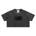 Womens Snow Washed Crop Top